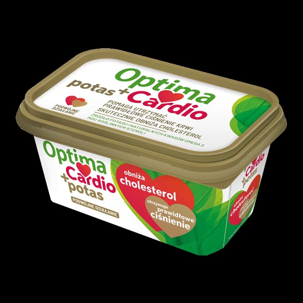OPTIMA CARDIO Margaryna roslinna z dodatkiem steroli roslinnych. 38,73 zl/kg