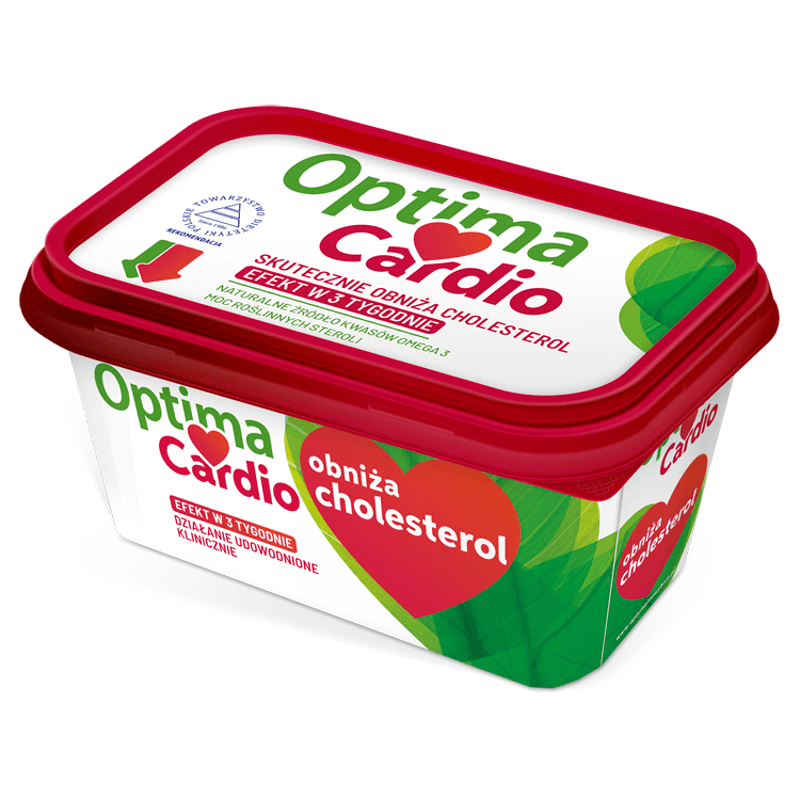 OTPIMA CARDIO Margaryna roslinna z dodatkiem steroli roslinnych. 36,98 zl/kg