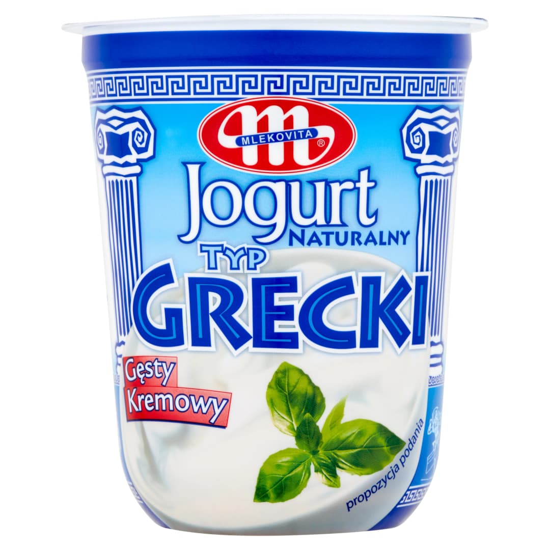 MLEKOVITA Jogurt naturalny typ grecki. 8,48 zl/kg