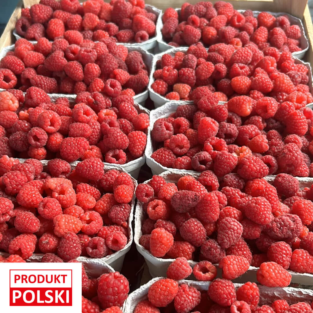 Maliny polskie - paczka 5kg. 36,00 zl/kg