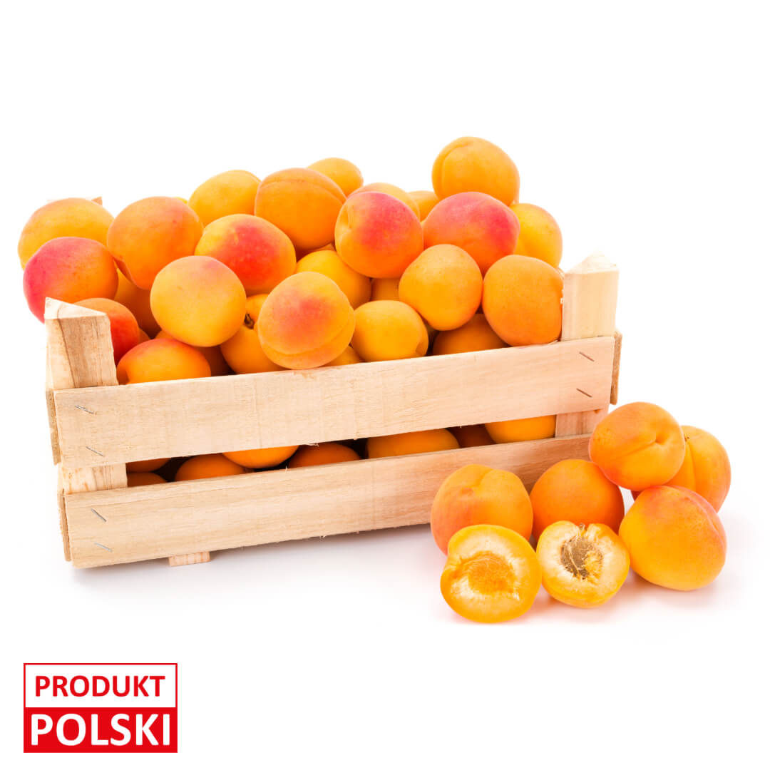 Morele - paczka 6kg. 12,90 zl/kg